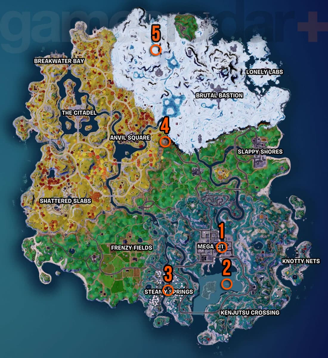 Visite de la carte postale Fortnite